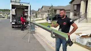 Full Wrap Seamless Gutter Job in New Braunfels Texas August 2025