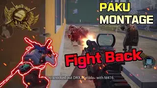 Fight Back PAKU PUBG MOBILE SCRIM MONTAGE l 6finger