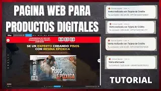 🚨Como crear mi PÁGINA DE VENTAS🚀 para vender productos FISICOS, DIGITALES y de HOTMART