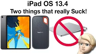 iPad OS 13.4 Two things that really Suck!
