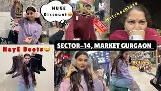 Aj Kari Humne Shopping🛍️ || sector- 14 Market Gurgaon || Huda Market