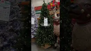 *VIRAL* HOME DEPOT CHRISTMAS TREE! #shopping #homedepot #christmas #christmastree #christmasdecor