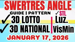 swertres angle guide today 3d national, 3d lotto and all STL Luz. VisMin January 17,2026