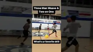 Three Man Weave and Two on One&hellip; What&rsquo;s your favorite drill 🤔
