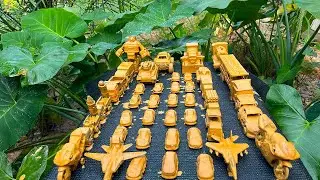 Cleaning Muddy Mini Car Convoy | Relaxing ASMR Toy Car Wash