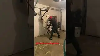 Smoke undisputed, Heavy bag work. Home Gym is looking good!