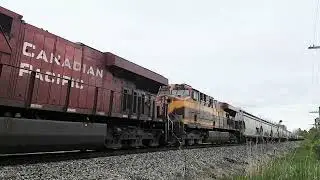 Canadian Pacific 331 westbound at Winchester, Ontario. May 22, 2025.