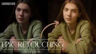 💥EPIC Portrait Transformation in Luminar Neo | AI Dodge & Burn