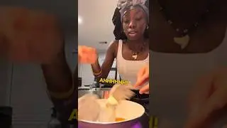 Girl making eggs almost cooks pet bird 😂 #shorts