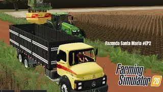 VIDA DE FUNCIONÁRIO #EP2 /continuando a colheita na Fazenda do vizinho/FS20 MAPA TERRA NOVA