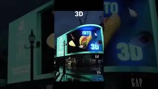 3D digital billboard all over the world#short#3d#billbord#digital#samsung#display#led#trending#food
