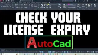 how to check autocad license expiry date