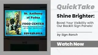 Shine Brighter: Boost Your Visibility with Our Backlit Sign Panels!