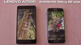 Lenovo A7000 vs SAMSUNG Galaxy S6 edge AnTuTu Benchmark, camera test