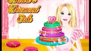 Barbie Online Games Barbie Diamond Cake Game - Cooking Game