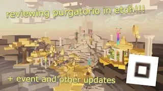 reviewing purgatorio in etoh!! (+ event and other updates)