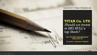 Titan Co - a Techno-Fundamental analysis