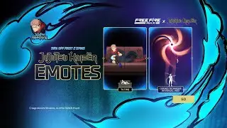 NEXT STEP UP | JUJUTSU KAISEN EMOTES | FREE FIRE MAX