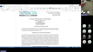 East Tampa CAC Meeting June 2, 2024