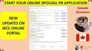 New updates on IRCC Online Portal | Sponsor your Spouse to Canada, Start your PR process online