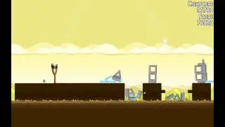Angry birds mighty hoax level 2-20 three stars