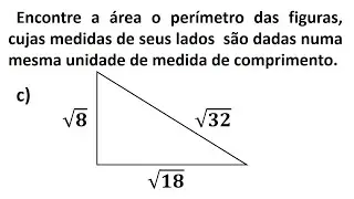 Área e perímetro aula 3 - Triângulo.