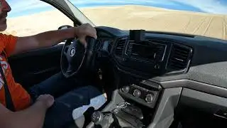 Amarok 140 HP 4x4 trepando m&eacute;dano en baja con caja manual. T&eacute;cnica de manejo Off Road #4x4 #offroad