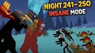 Night 241-250 is INSANE Mode… 😱 | Stick War: Legacy Full Gameplay
