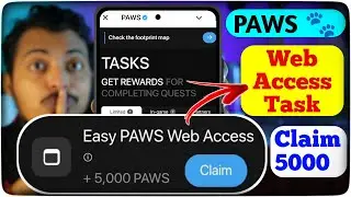 Paws Easy PAWS Web Access Task || Paws Web Access Task Complete Process || Paws New Limited Task