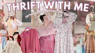 ULTIMATE THRIFT WITH ME 2026 💕💌 Cottage Core Valentine's Day Shopping!