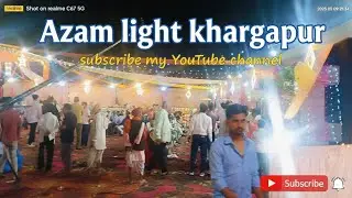 Azam Light house khargupur Tilak event Tranding video viral video
