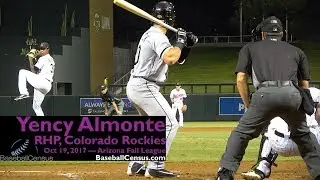 Yency Almonte, RHP, Colorado Rockies &mdash; October 19, 2017 (AFL)
