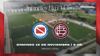 🏆 FÚTBOL JUVENIL LIGA METRO: ARGENTINOS JRS vs. Lanús