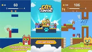 Cat Jumping: Kitten Up, Square Cat Run, Kitten Run Android Gameplay