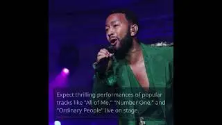 Secure Your Spot for John Legend's 2025 World Tour!