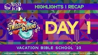 VBS &lsquo;23 | Twist an Turns | Day 1 | Templo Cristiano Nissi