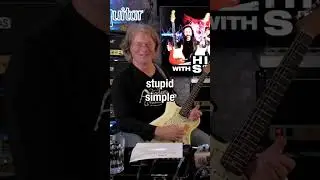 Гитарный трюк, придуманный Томасом &mdash; Часть 1 #bluguitar #guitartrick #guitarhacks #amp1 #like #fun