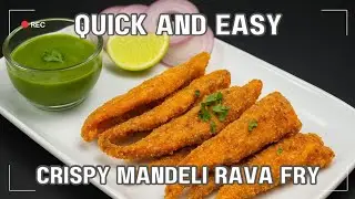 Crispy Mandeli Fry | Mandeli Rava Fry | Mandeli Rava Fry Recipe ✨ #fishfry #ravafry #mandeli 