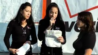 Las Gemelas Lulu y Lala @ Verizon Unveiling of Mural.