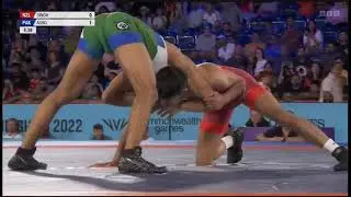 Pakistani Ali Asad won Bronze Medal beating Newzealand Suraj Singh in a minute.