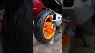BIG TIRE CONCEPT #hondaclick125i #short #satisfying