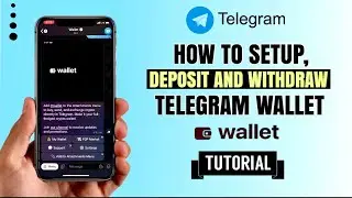 Как настроить, пополнить и вывести средства в кошельке TELEGRAM | Руководство по использованию пр...