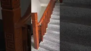 Imitation wood stair railing#shorts