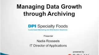 DPI Specialty Foods Conquers Oracle E Business Suite Data Growth Performance Issues