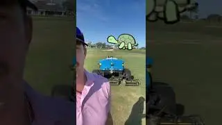 FireFly robot stops for people #robot #agronomy #turf