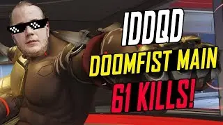 INSANE DOOMFIST 61 KILLS! NRG IDDQD MAIN DOOMFIST [ OVERWATCH TOP 500]