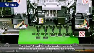 YAMAHA SMT flexible mounting head - the FM head is for large and odd shape components