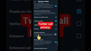 Twitter update 2024|Twitter call privacy|#shorts #viral #twitter