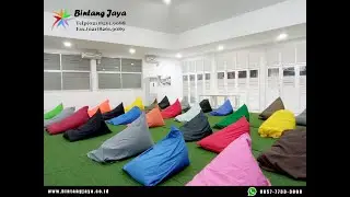 Sewa Kursi Beanbag Tipe Triangle varian warna benda Tangerang