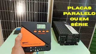 Teste de placas em paralelo e em s&eacute;rie controlador joyfox 